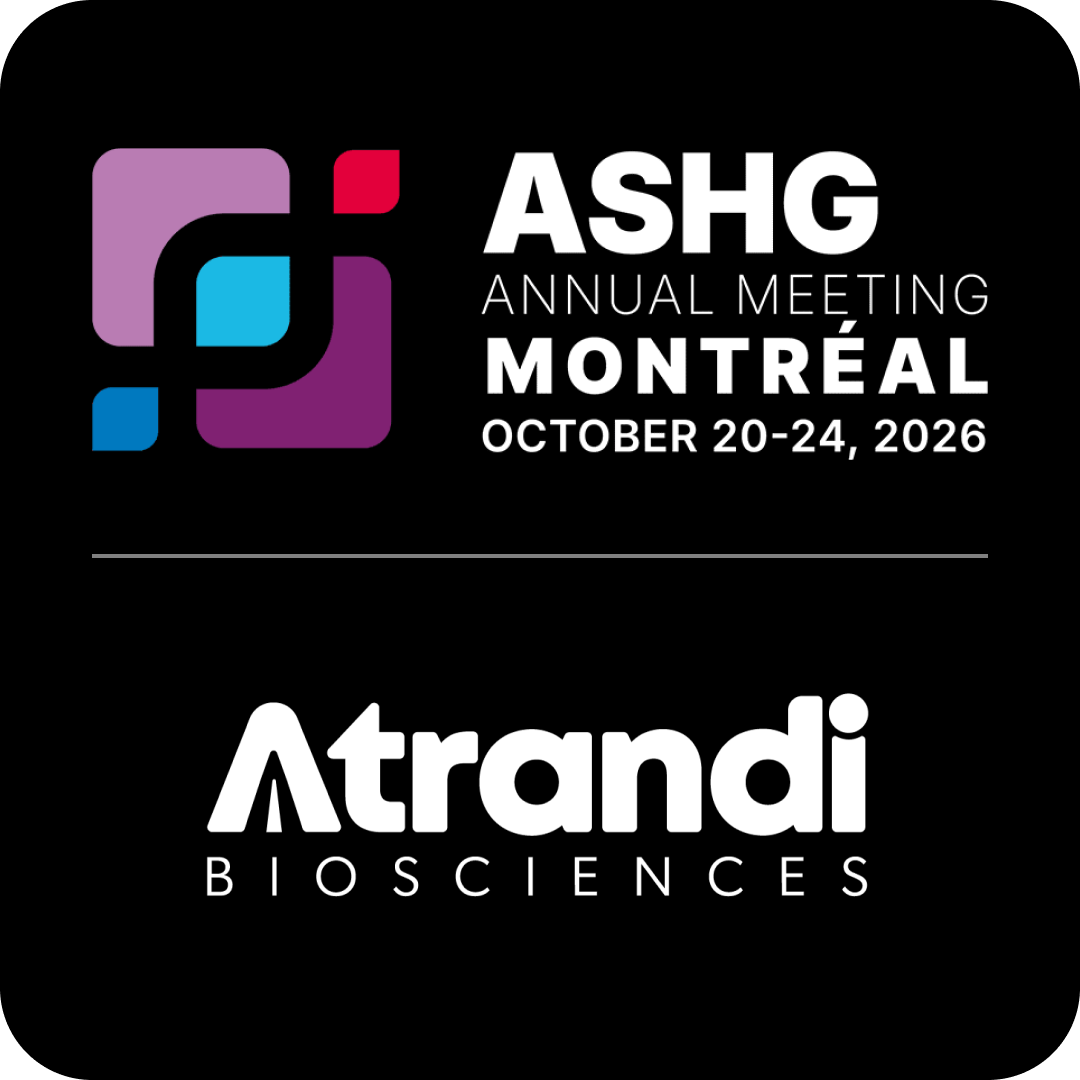 Atrandi Biosciences is at ASHG 2026 in Montreal, October 20–24, booth #319, with an industry session and poster on single-cell RNA and DNA co-sequencing.
